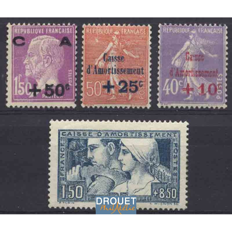 1928 France Année Complète Neufs