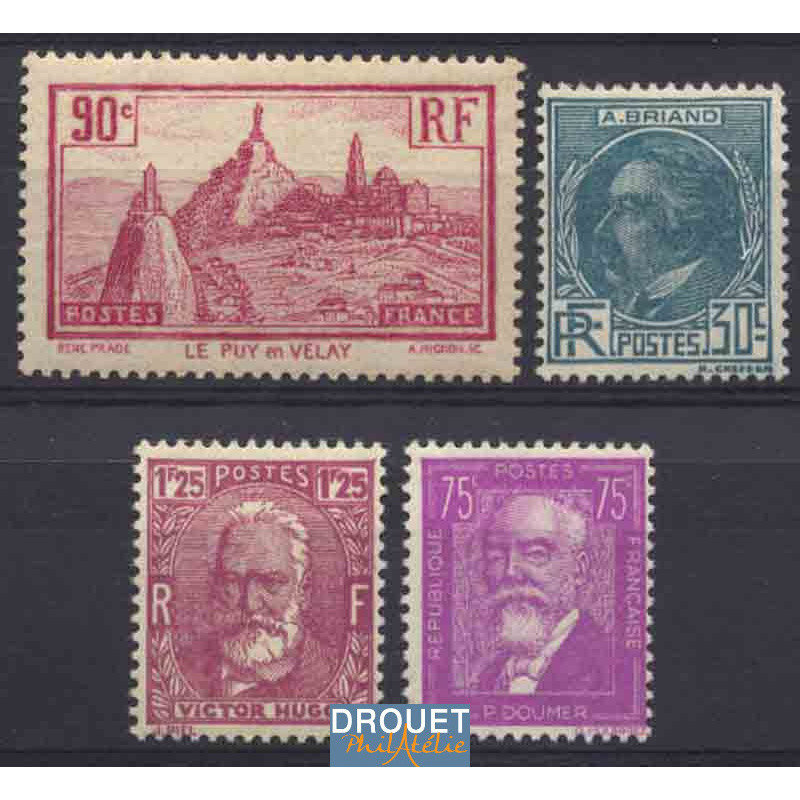 1933 France Année Complète Oblitérés