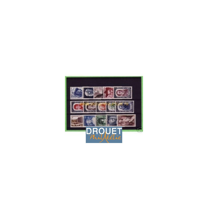 1950 France Année Complète Neufs