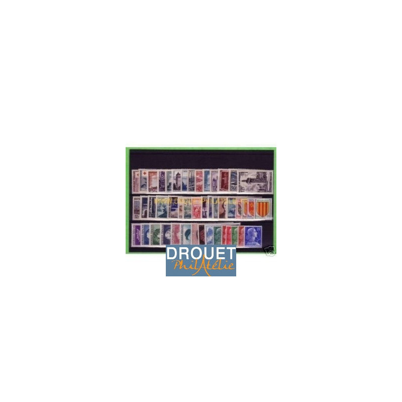 1955 France Année Complète Neufs