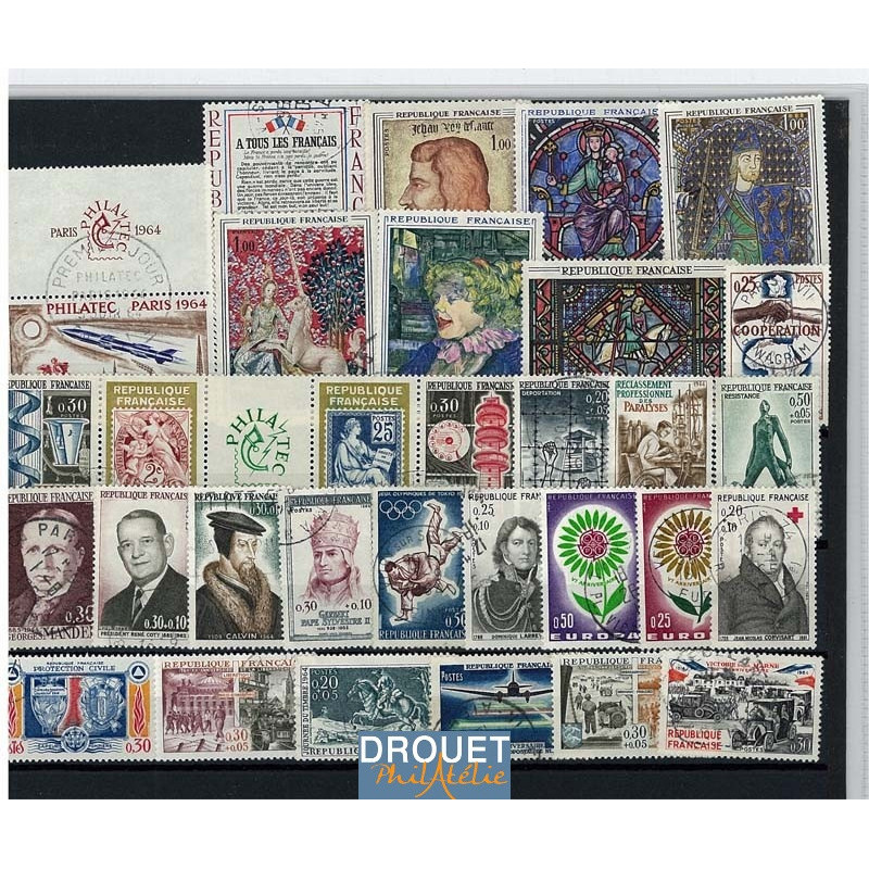 1964 France Année Complète Oblitérés