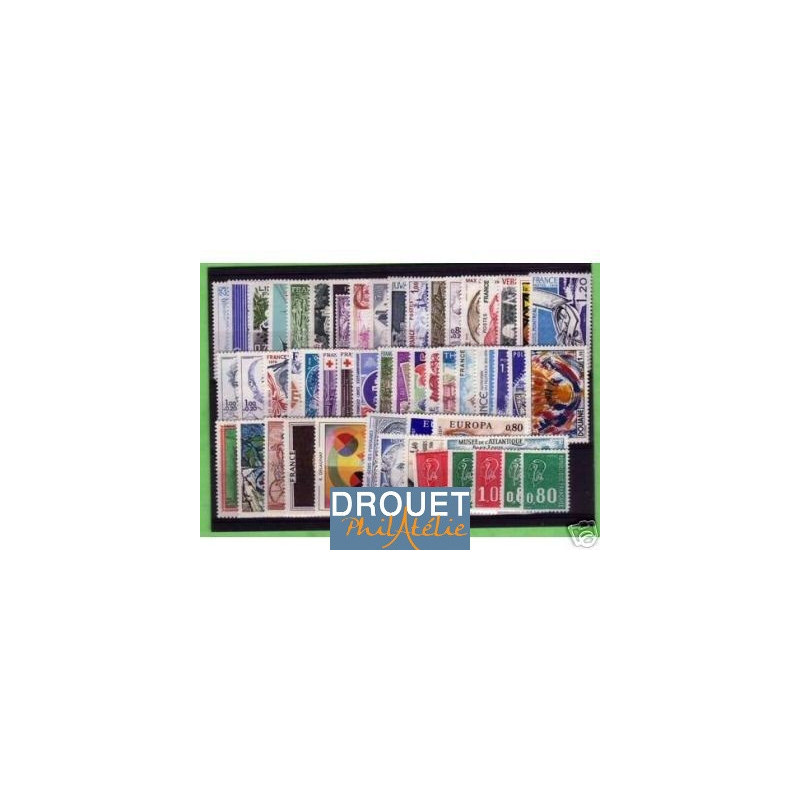 1976 France Année Complète Neufs