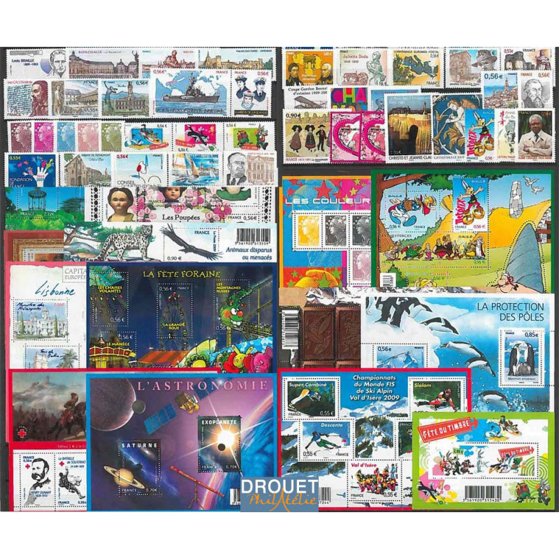 2009 France Année Complète Neufs