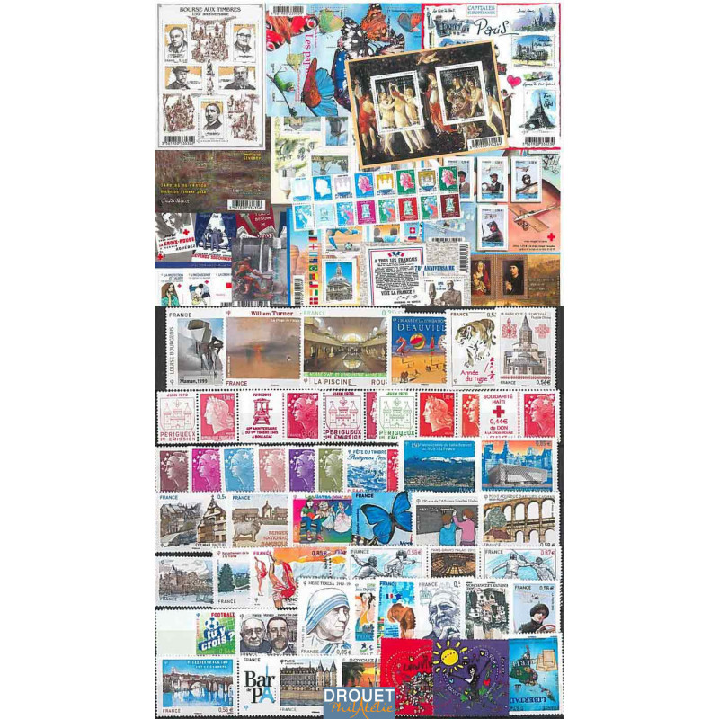 2010 France Année Complète Neufs