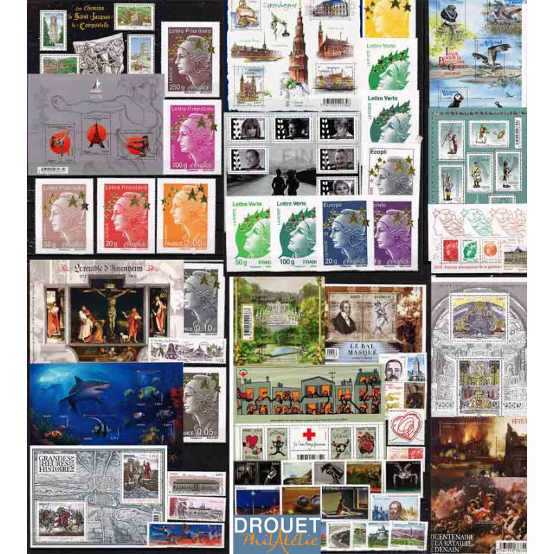 2012 France Année Complète Neufs