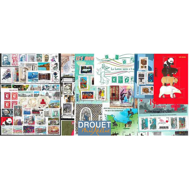 2014 France Année Complète Neufs