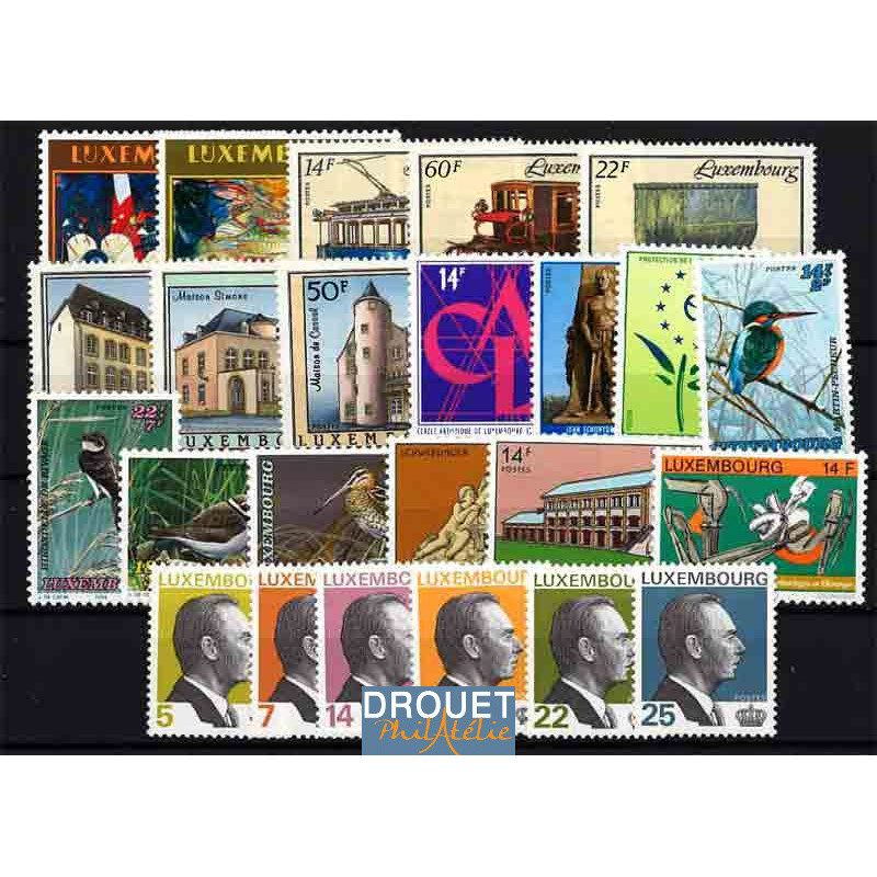 1993 Luxembourg Année Complète Timbres Neufs