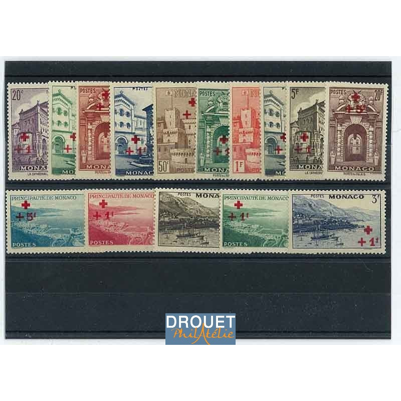 1940 Monaco Année Complète Timbres Neufs