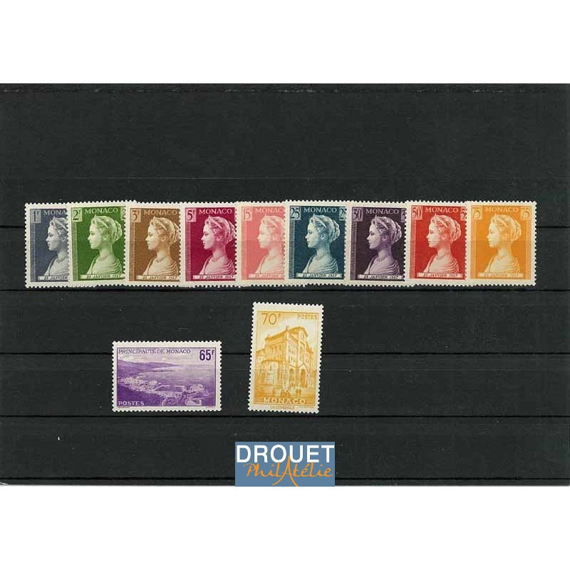 1957 Monaco Année Complète Timbres Neufs