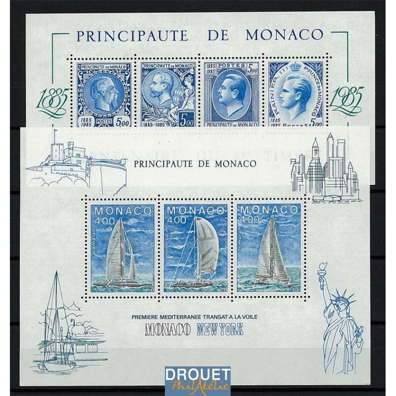 1985 Monaco Année Complète Timbres Neufs