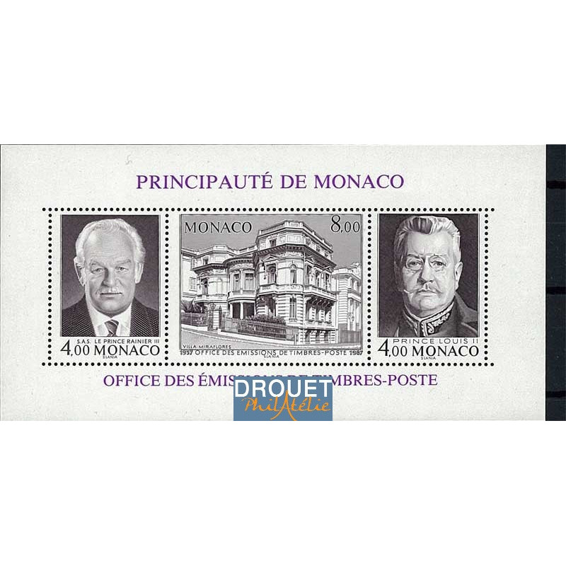 1987 Monaco Année Complète Timbres Neufs