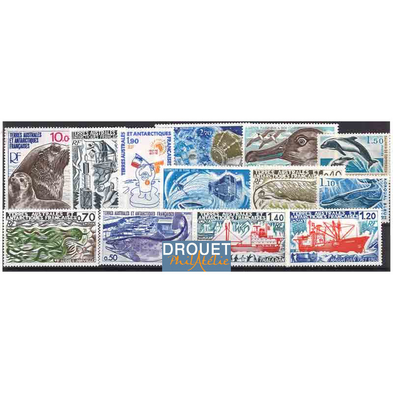 1977 Terres Australes Françaises Année Complète Neufs