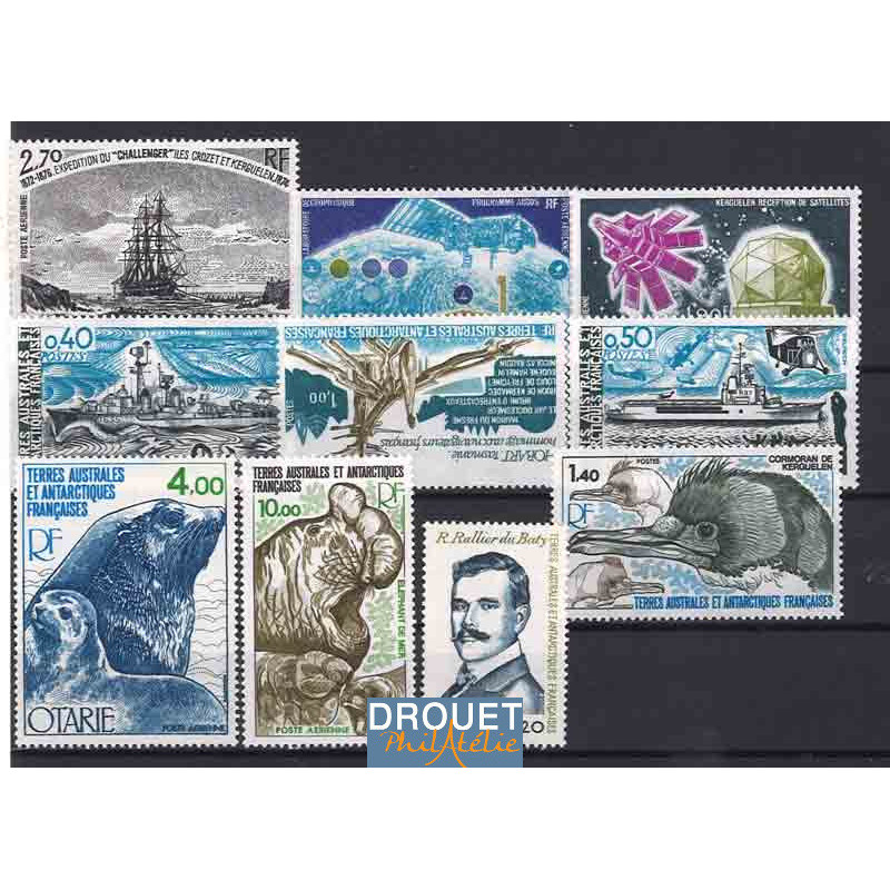 1978 Terres Australes Françaises Année Complète Neufs