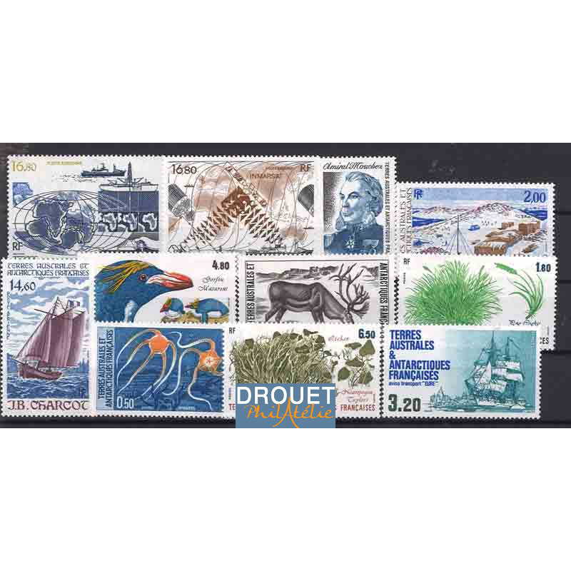 1987 Terres Australes Françaises Année Complète Neufs