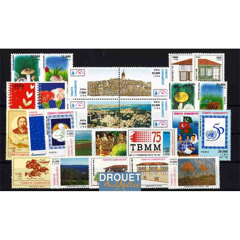 1995 Turquie Année Complète Timbres Neufs