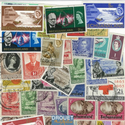 Bechuanaland timbres poste...