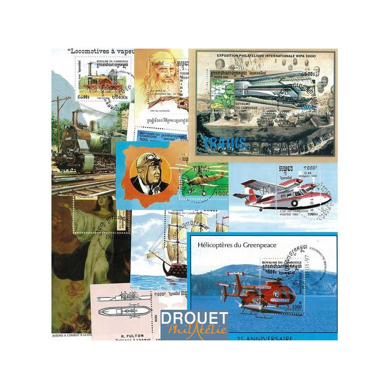 75 Blocs Feuillets Différents