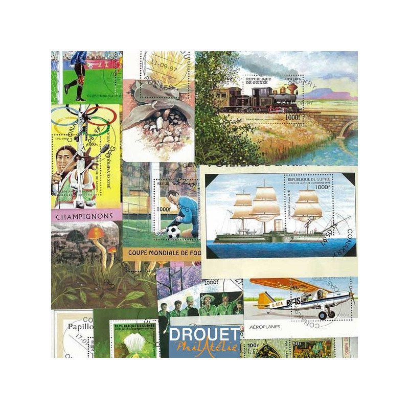 25 Blocs Feuillets Différents