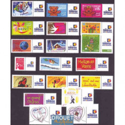 France châteaux timbres...