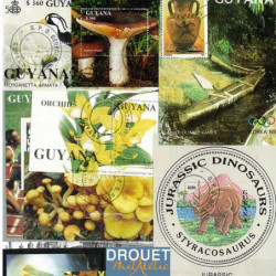 Guyana timbres poste en...