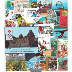 Laos timbres poste en blocs...