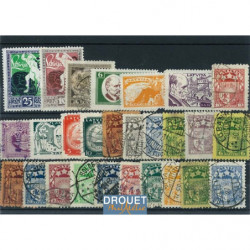 Lettonie avant 1940 timbres...