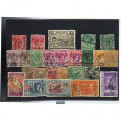 Straits settlements timbres...