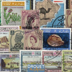 Mascate et oman timbres...