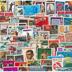 Tous pays timbres poste de...