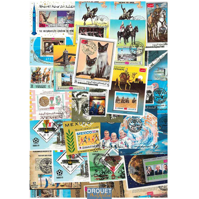 25 Blocs Feuillets Différents