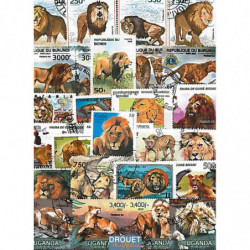 Lions 25 timbres poste de...