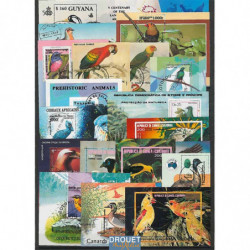 Oiseaux timbres poste en...