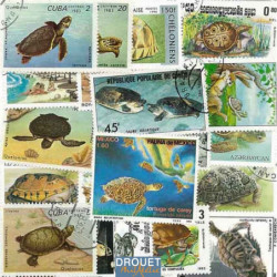 Tortues timbres poste de...