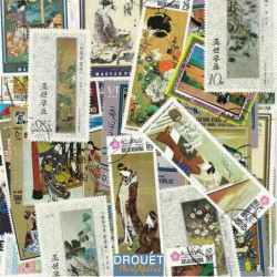 Art japonais timbres poste...
