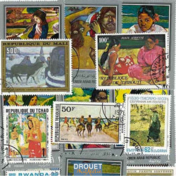 Gauguin timbres poste de...