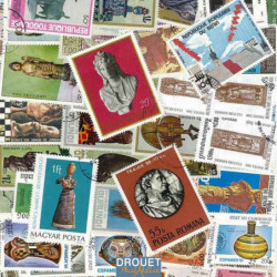 Sculptures timbres poste de...