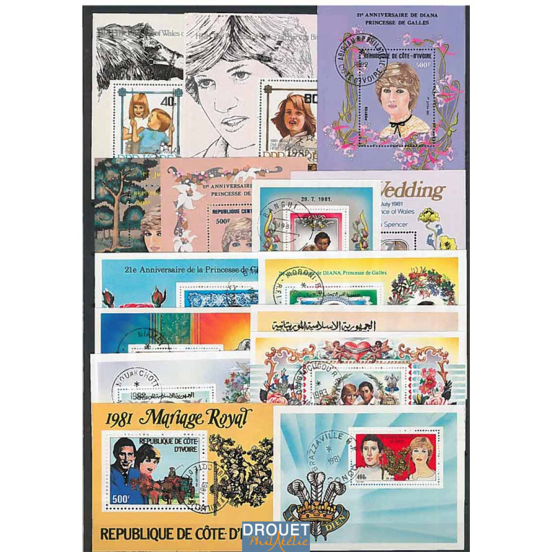 20 Blocs Feuillets Différents