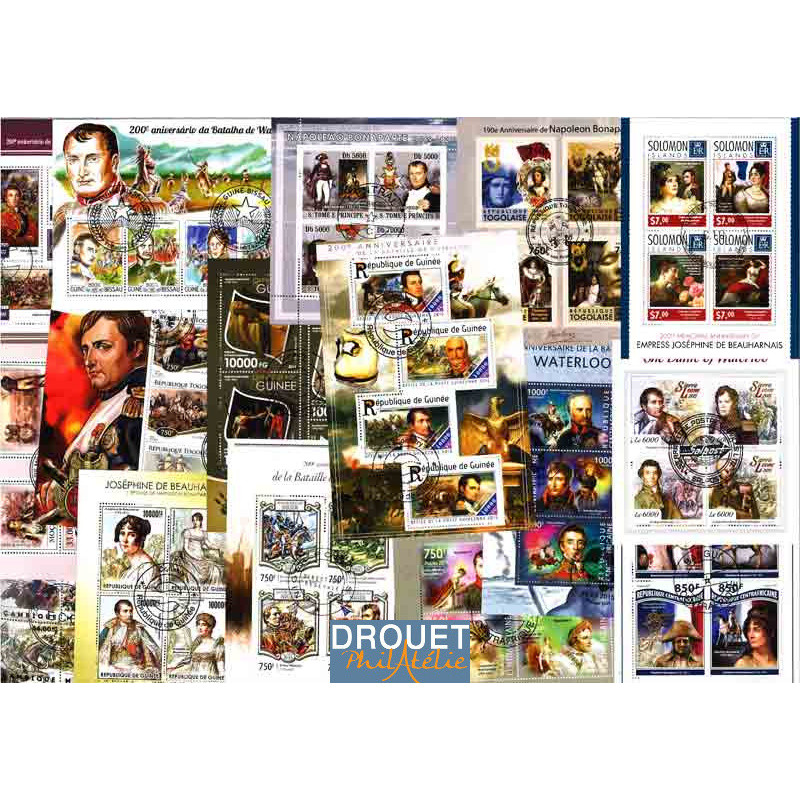 10 Blocs Feuillets Différents