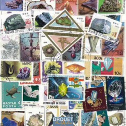 Minéraux timbres poste de...