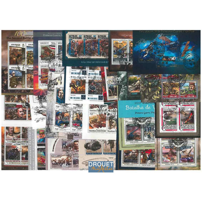 25 Blocs Feuillets Différents