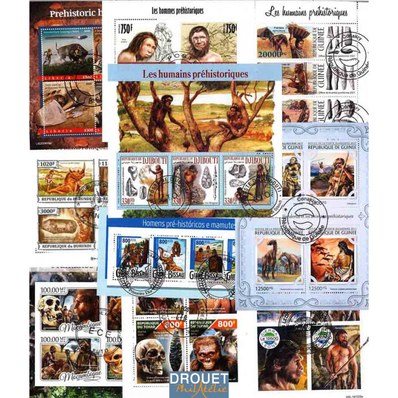 10 Blocs Feuillets Différents