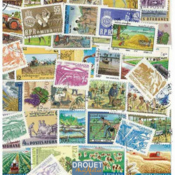 Agriculture timbres poste...