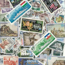 Châteaux timbres poste de...