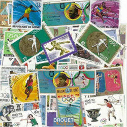 Athlétisme lancers timbres...