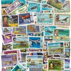Avions timbres poste de...