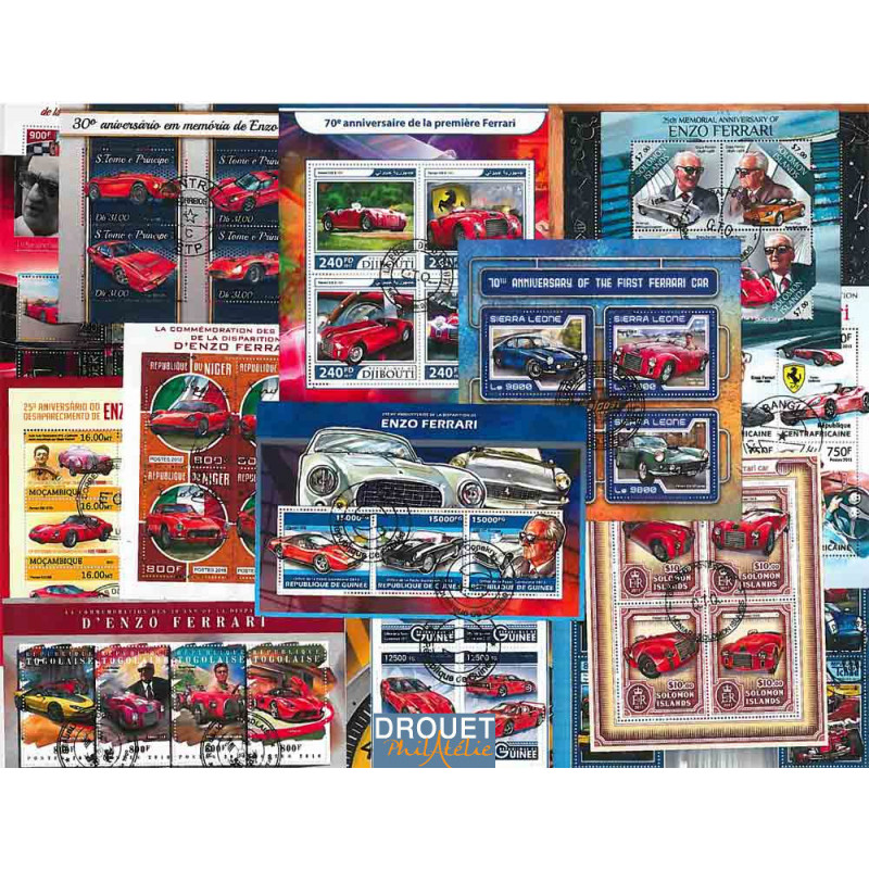 15 Blocs Feuillets Différents