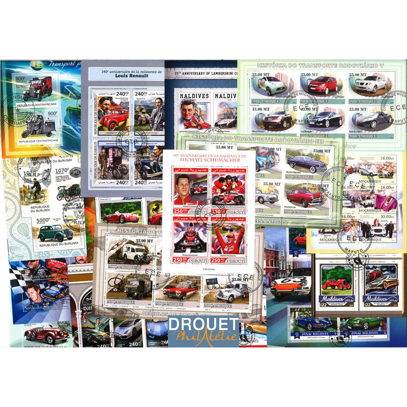 50 Blocs Feuillets Différents