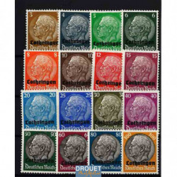 Lorraine allemande timbres...