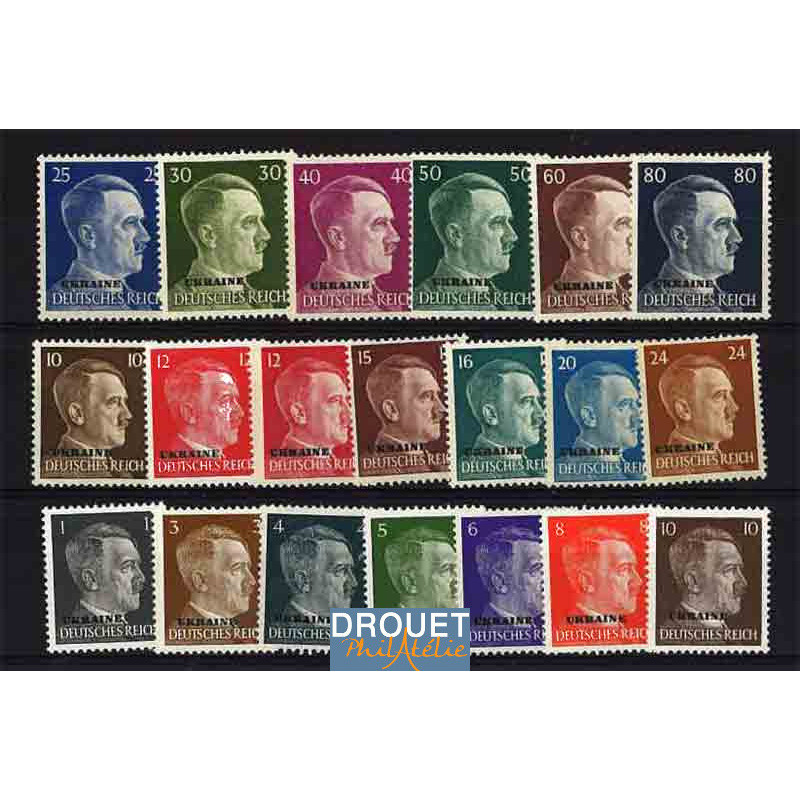 20 Timbres Différents Neufs