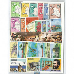 Barbuda timbres poste de...